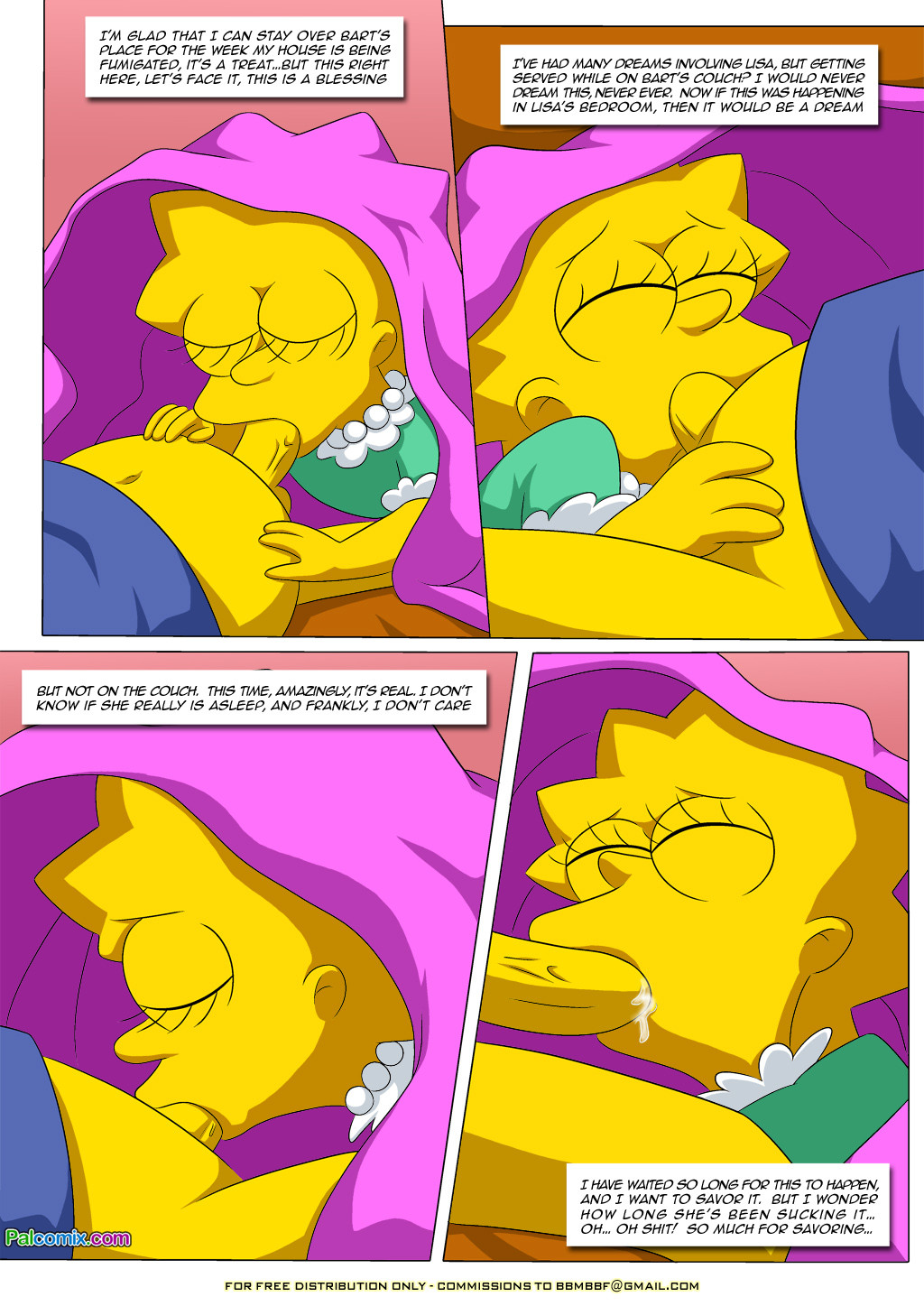 1024px x 1447px - Nude Bart and Lisa simpson cartoon porn funny parody | Cartoon Sex